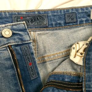 LUCKY BRAND BRIDGETTE CROPPED FLARE JEANS